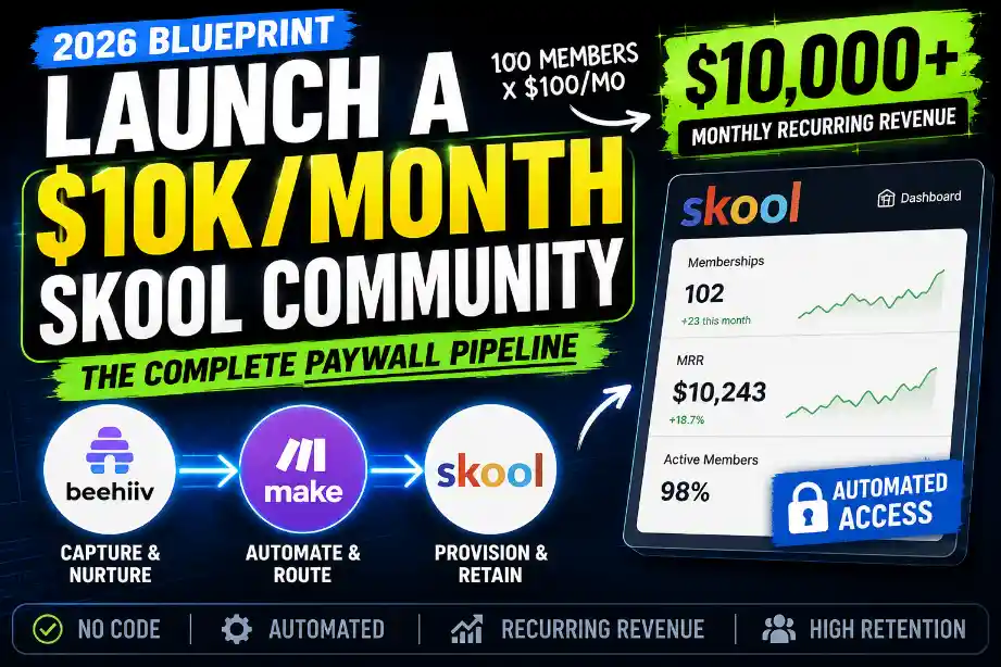 How to Launch a Skool Community