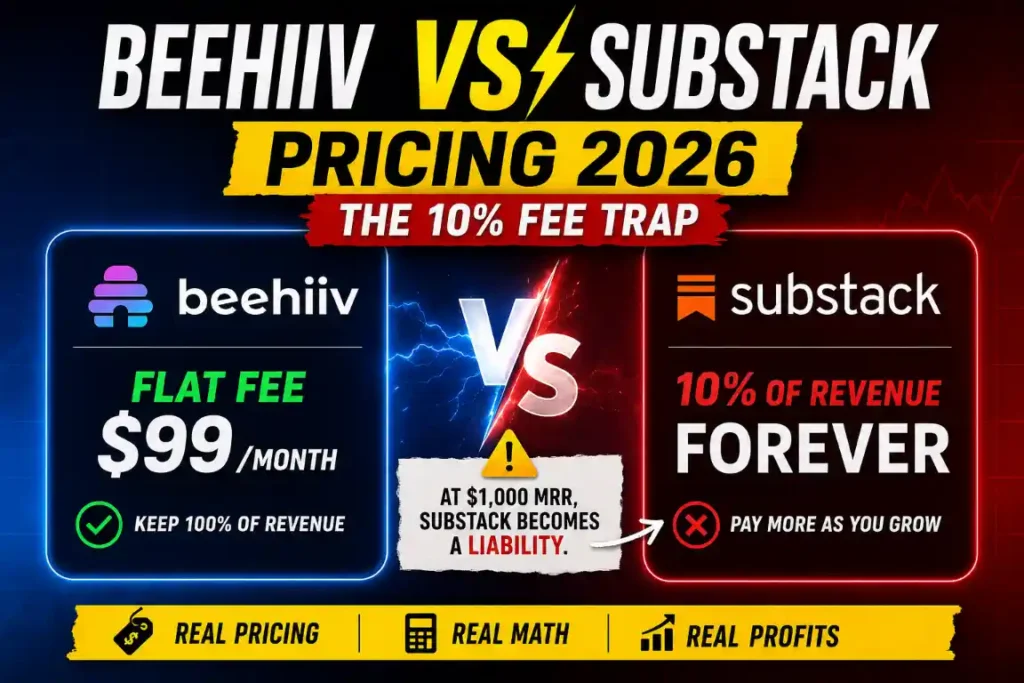 Beehiiv vs Substack Pricing
